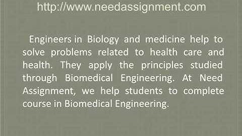 Biomedical Engineering Assignment Help