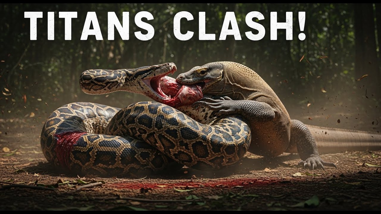 Python Vs Dragon KING OF JUNGLE PYTHON vs KOMODO DRAGON BATTLE - YouTube
