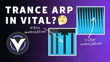 Trance Arpeggios in Vital using LFO