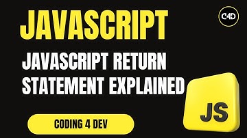 JavaScript return Statement Explained 💡 | Stop Function Execution & Return Values