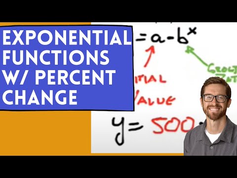 Exponential Functions with Percent Increase or Decrease