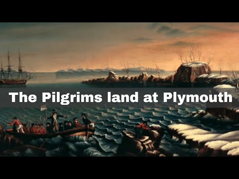 1620年12月21日：プリマス植民地を設立するために最初のメイフラワー巡礼者がプリマスに上陸