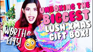 UNBOXING THE WOW GIFT BOX! WORTH £195! 😳 {LUSH CHRISTMAS 2020} | FRANALIBI screenshot 3