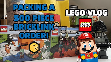 Packing a 500 Piece Bricklink Order! | LEGO Vlog #15 | Starting a Bricklink Store in 2023