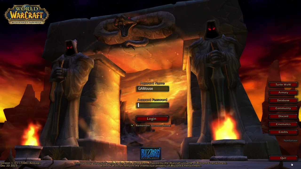 🅖🅐🐭 World of Warcraft Login Screen Music 256kbps 1080p