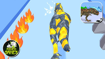 Dino Evolution Run 3D - All Levels Gameplay Android,ios game Mobile Game Max Level New Update #1830