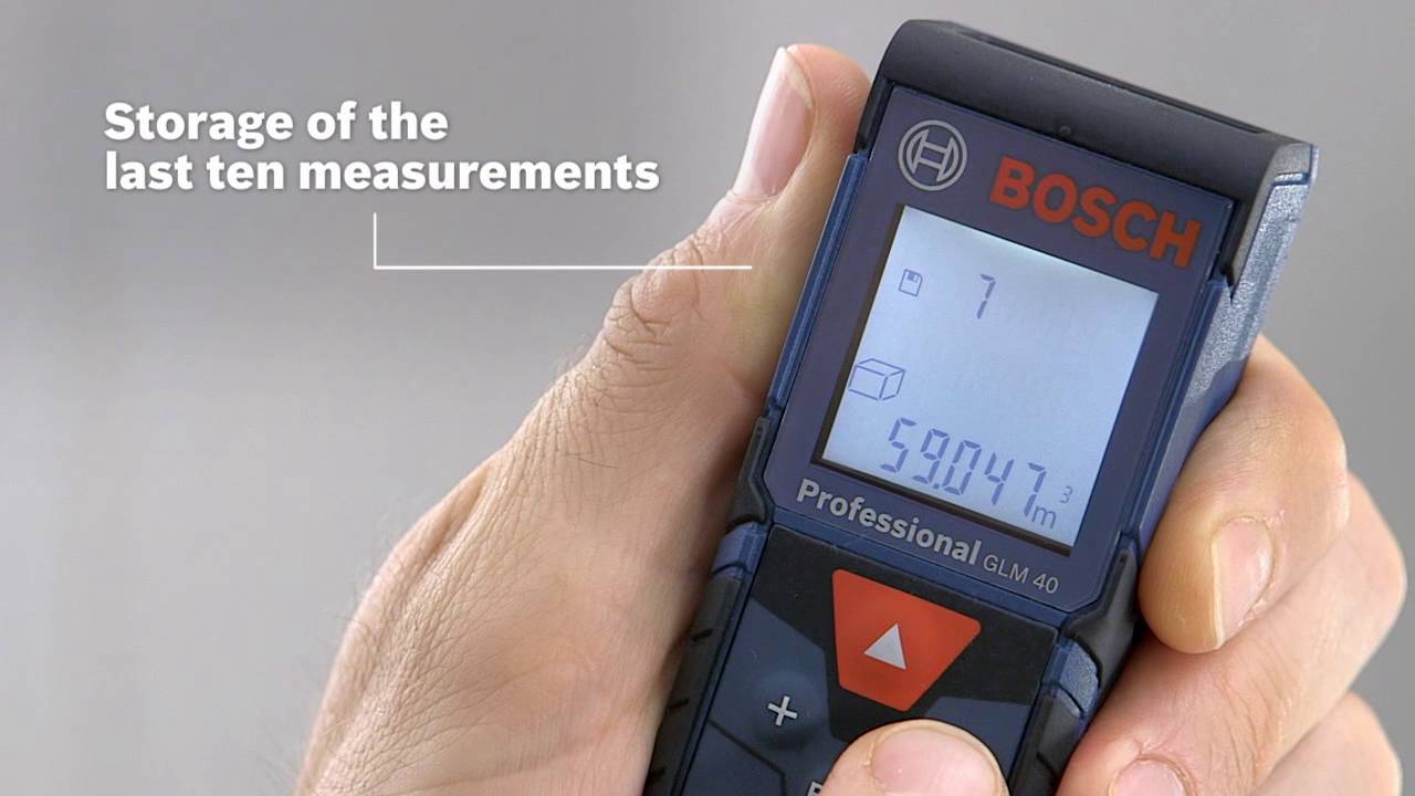 Rasande: Bosch Laser Measure Glm 40 Instructions