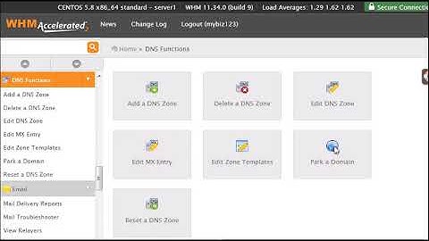 15How to park a domain in WHM