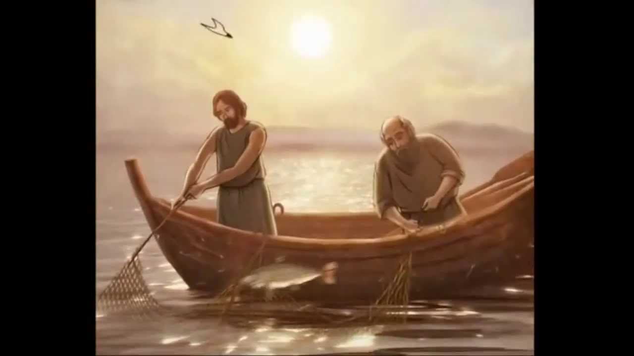 Братья ловят рыбу. Призвание апостола Андрея икона. Призвание апостолов Петра и Андрея.