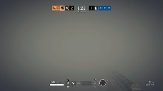 Showdown Rush onto site objective triple kill - Rainbow Six Siege
