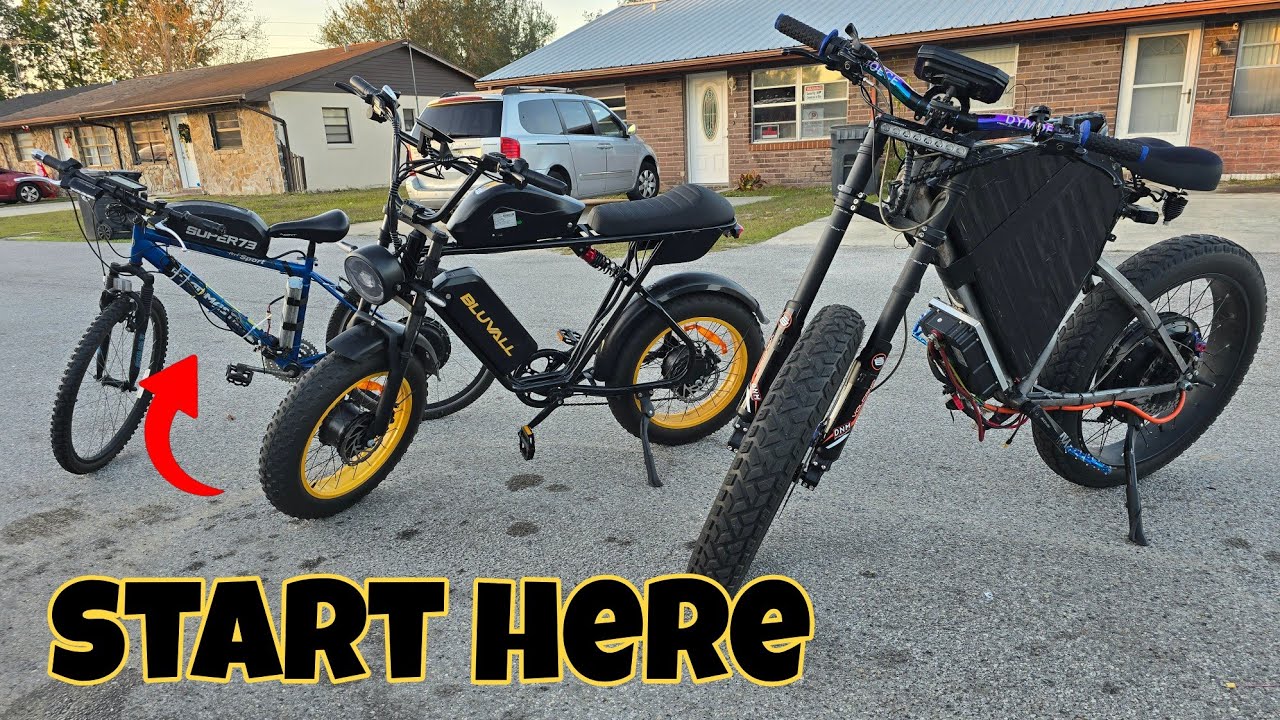 Набор для самостоятельной переделки электровелосипеда! Начните с самого простого!