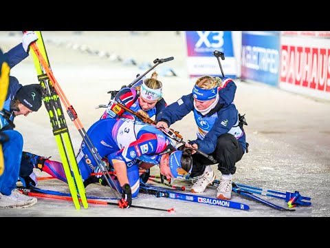 BIATHLON - Julia Simon à l'arrêt après un tir raté : son final cauchemardesque lors du relais dames