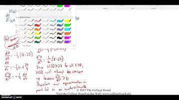 2017 AP Calculus AB Free Response #4