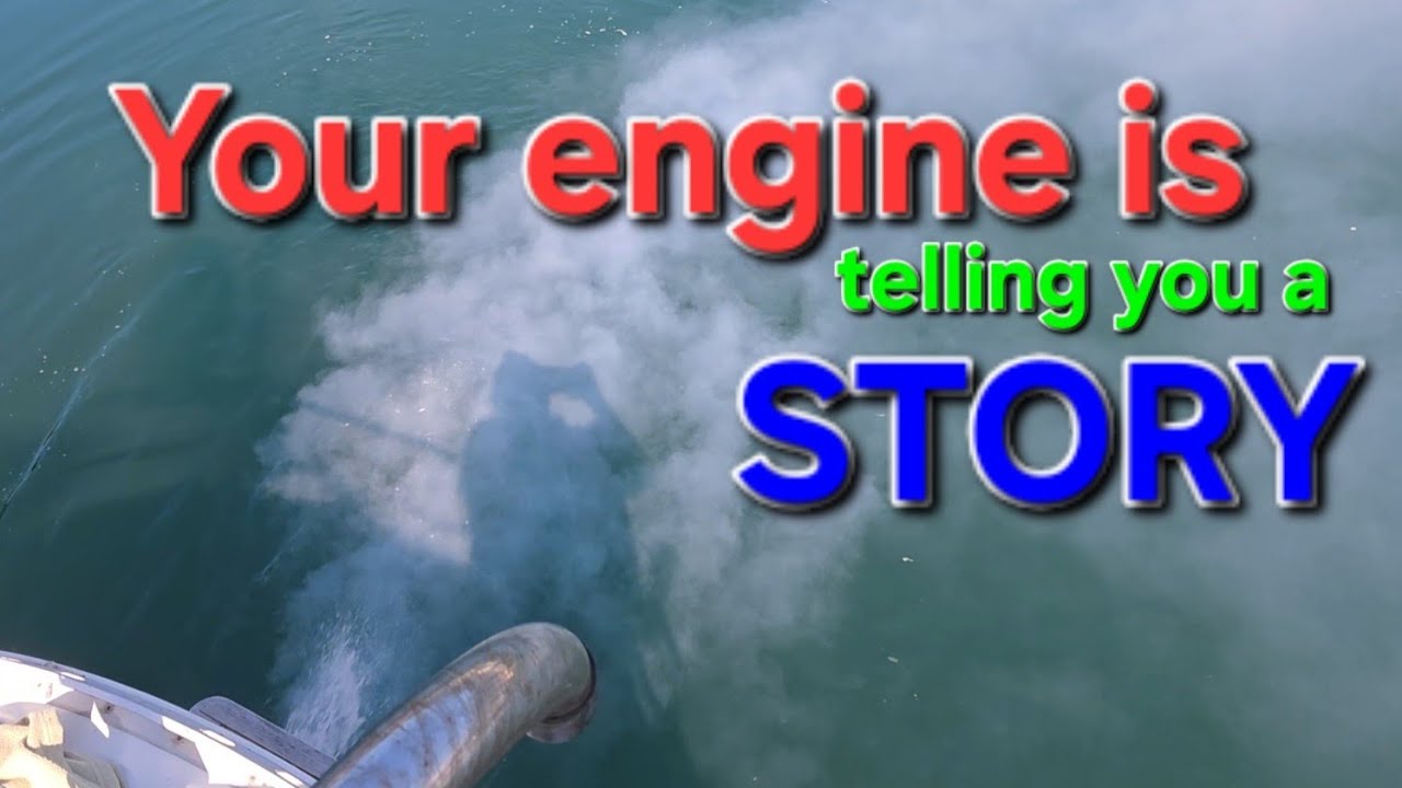 ⁣Is your marine diesel giving you SMOKE SIGNALS? (Intro to interpreting exhaust smoke!)