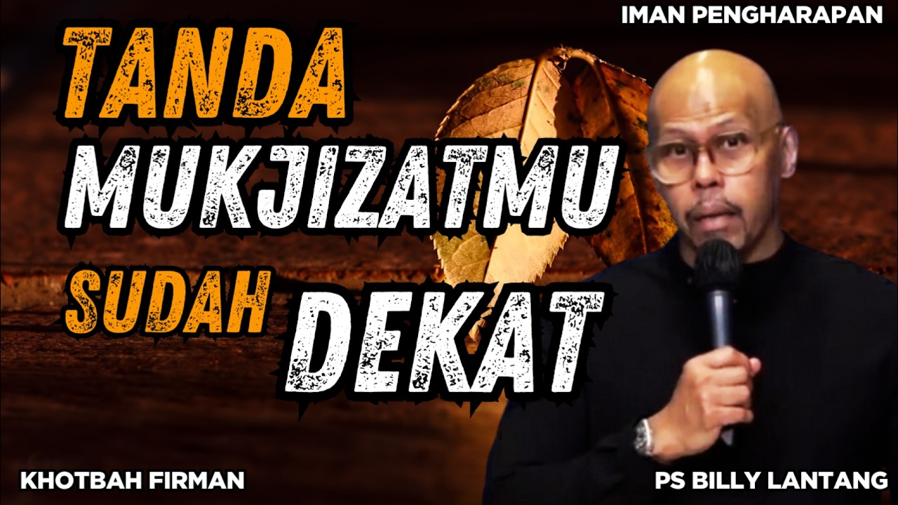 Tanda Bahwa Kamu Sedang Dipersiapkan untuk Mukjizat Besar || #khotbah #psbillylantang