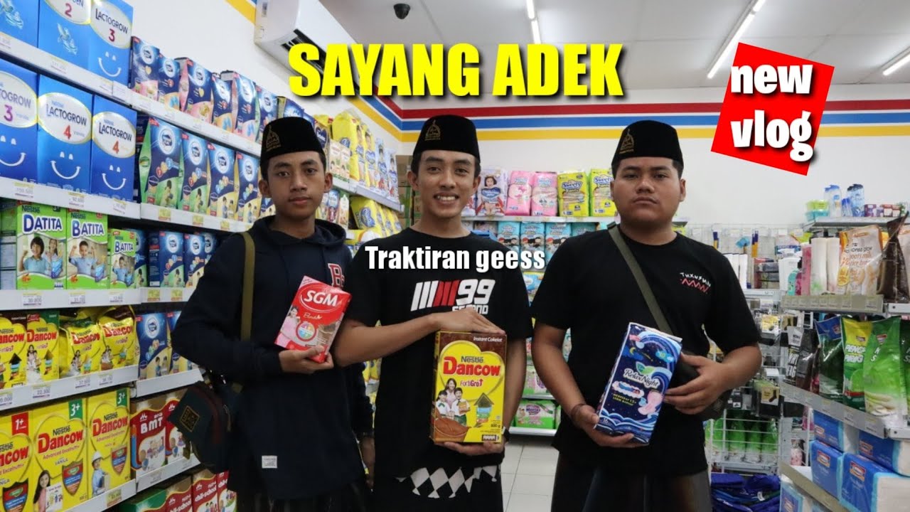 Traktir aban di indomart || Vlog banyuwangi ||