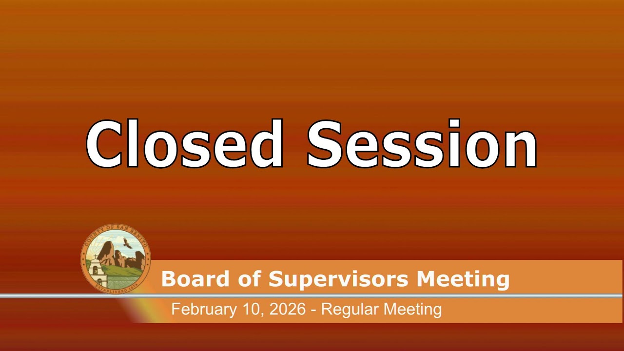 San Benito County - Board of Supervisors- Regular Meeting - February 10, 2026