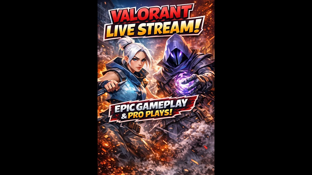 Stream Gameplay VALORANT LIVE STREAM!” and “EPIC GAMEPLAY