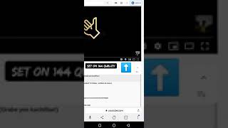 How to set quality to 144p quality. screenshot 3