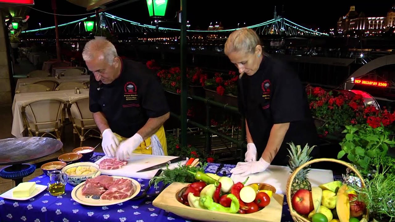 Tárcsán sült óriás flecken recept a Duna partról