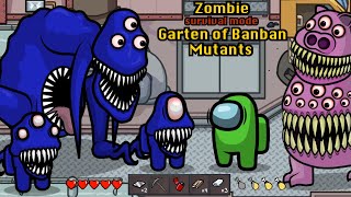 Garten of Banban MUTANTS Zombie 🛠 Survival Mode Among Us - Animation