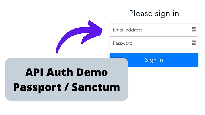 Laravel API Auth Demo: Passport, oAuth and Sanctum