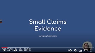 The Importance of Evidence for Your Small Claims Hearing