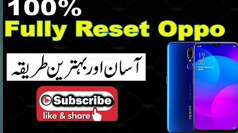 Oppo F11 Factory Reset Kaise Karen | How to Hard Reset on Oppo F11