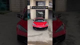 Venom Corvette C8 Stingray🙂‍↔️ #automobile #wrapping #venom #marvel