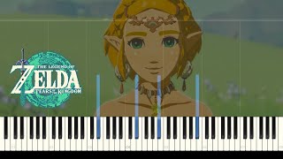 Zelda Awakes ~ The Legend of Zelda: Tears of the Kingdom / Piano (Synthesia)