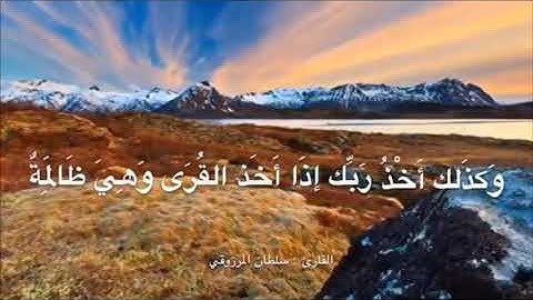 ما تيسر من سورة هود، بصوت القارئ : سلطان المرزوقي