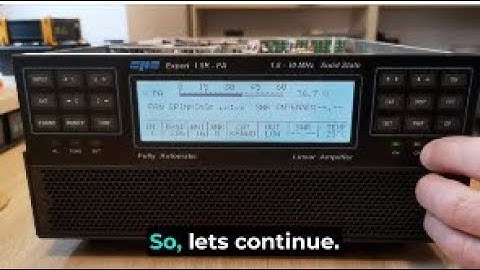 SPE EXPERT AMP LDMOS REPAIR VIDEO