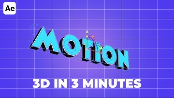 3D-tekstanimatie in After Effects | (2025) After Effects-zelfstudies voor beginners