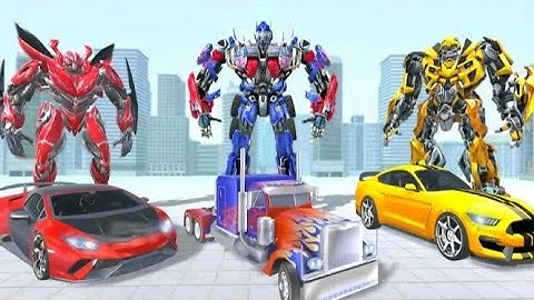 Flying - Jet Robot Car Transform || Flying jet robot android gameplay