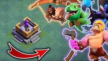 Fast attack archer tower vs all builder base troops - clashofedit