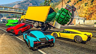 SI FRENAS EXPLOTAS! ESTOY LOCO!! - GTA 5 ONLINE