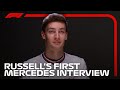 George Russell&#39;s First Mercedes F1 Interview!