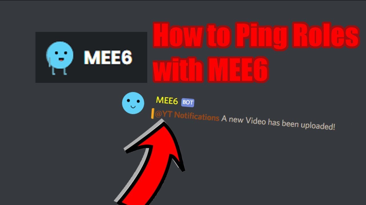 How To Mention Roles With Mee6 Discord Bot Tutorial Youtube