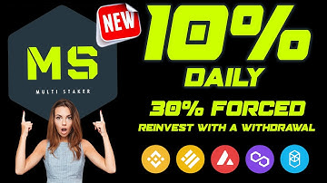 💥 MultiStaker.io | Stake BUSD, BNB, MATIC, AVAX, FTM & EARN 10% DAILY for 30 days | 30% REINVESTMENT