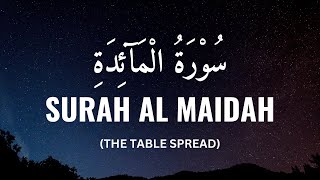 Surah Maidah Full with English Translation - Mishary Rashid