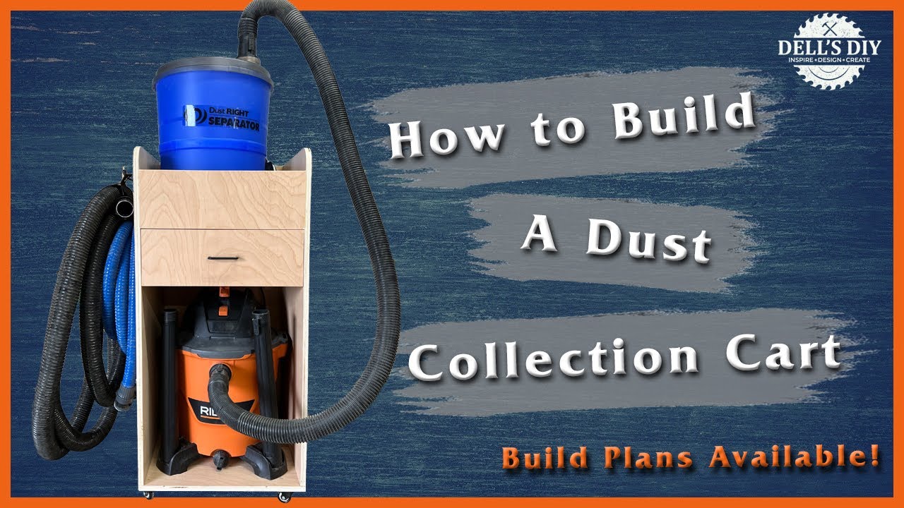 DIY Dust collection cart with vacuum and cyclone separator - The Nomad  Studio