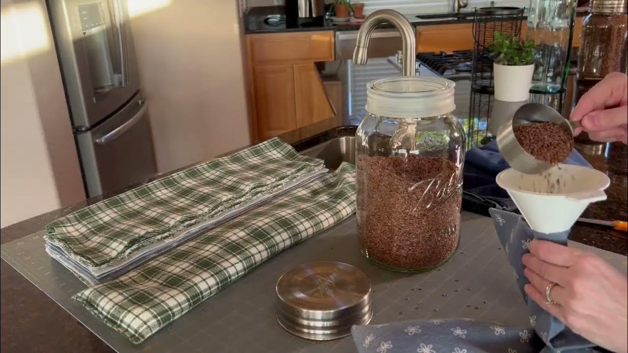 How To Make A Flax Seed Heating Bag YouTube