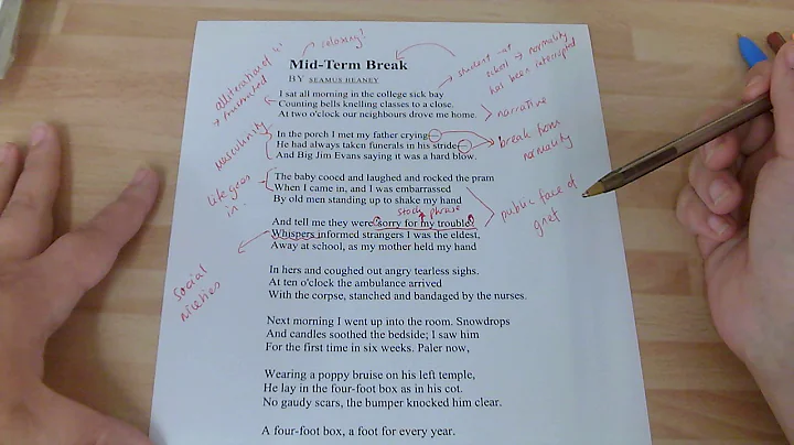 Mid Term Break - initial read-through and annotation. - DayDayNews
