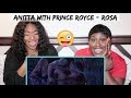 Intense anitta with prince royce  rosa official music  reaction