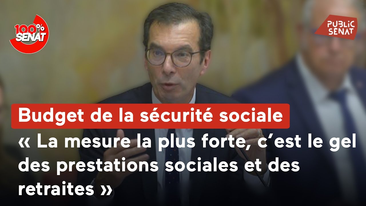 Budget de la sécurité sociale : audition du ministre du Travail - YouTube