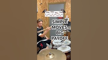 Simple 16th-note fill with real flow. Snare,toms,kick—clean and effective.#drums #drumfill #drumming