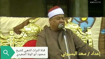الشيخ محمود ابو الوفا الصعيدي سورة القصص من قرية شبراهور سنة 2003