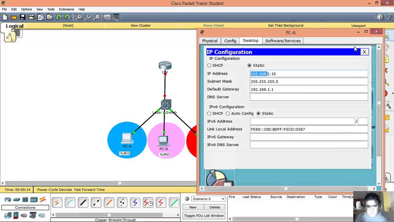 Layer 3 Switch - InterVLAN Routing and Connection to ISP - YouTube