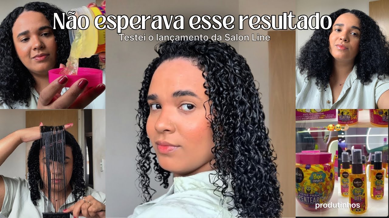 Testei a Gelatina do Bob Esponja da Salon Line + óleo: é hype ou funciona mesmo?