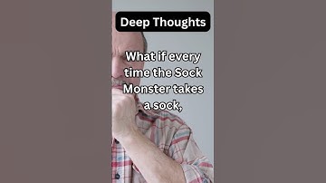What if This Is What Happens to Missing Socks? Deep Thoughts for Your Curiosity #imagination #humor